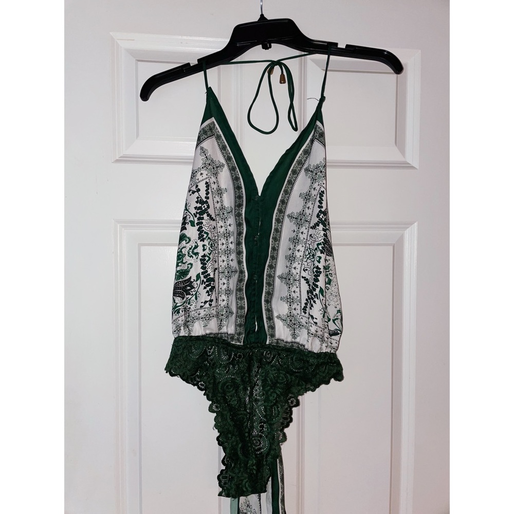 Halter Tie Open Back Top